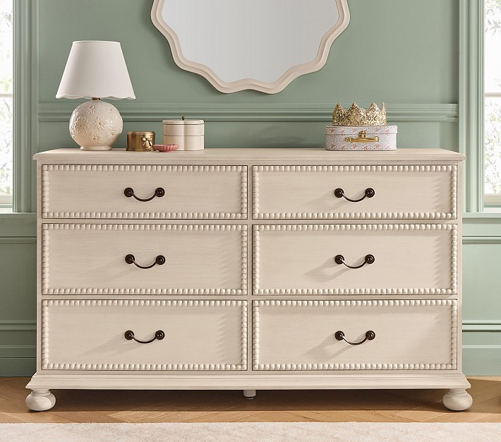 Lunah 6-Drawer Dresser (56w x 19d") | Pottery Barn Kids