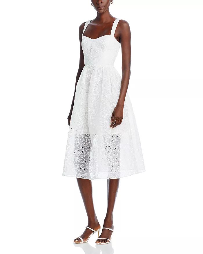 Sleeveless Lace Midi Dress | Bloomingdale's (US)