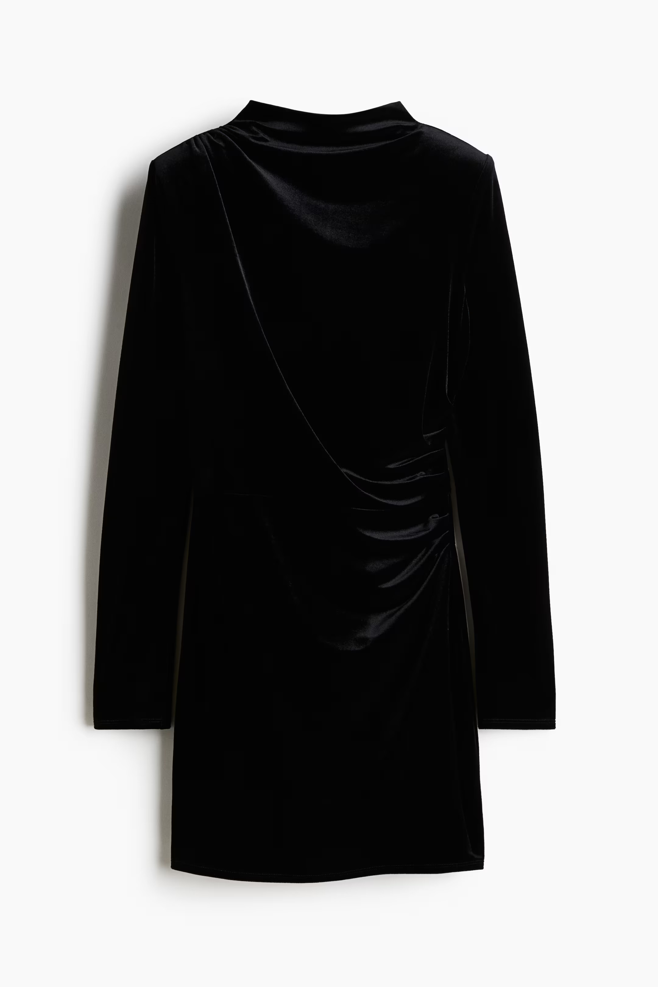 Shoulder-Pad Mini Dress - Black/glittery - Ladies | H&M US | H&M (US + CA)