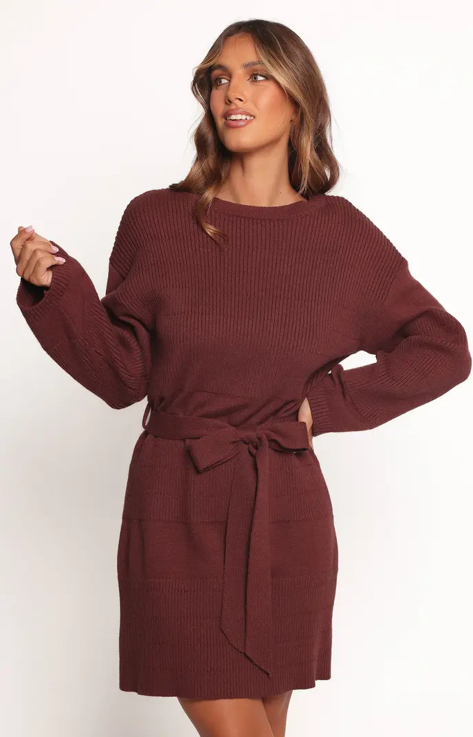 Lucca Long Sleeve Mini Sweater Dress | Nordstrom