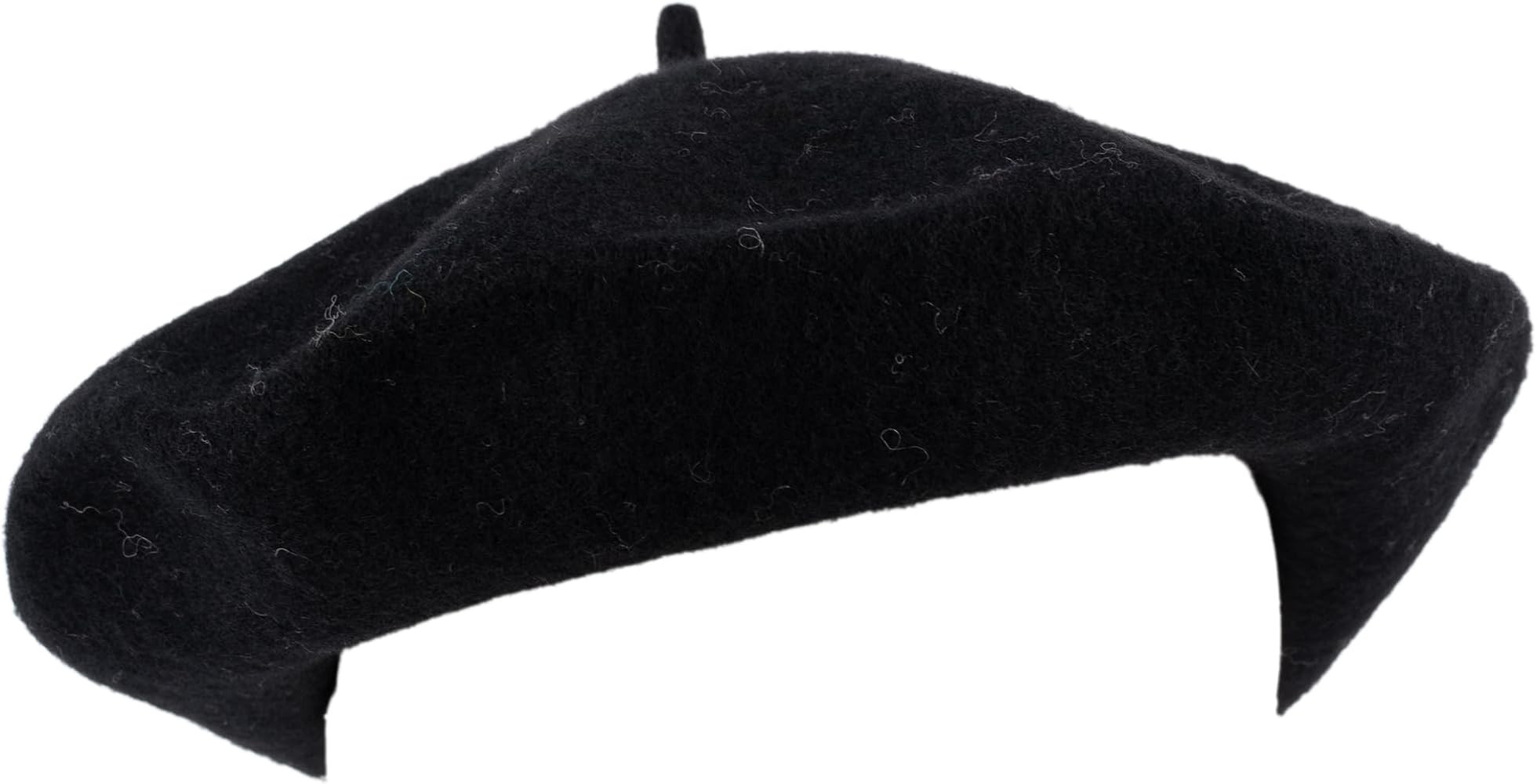 Hat To Socks Wool Blend French Beret for Men and Women in Plain Colours | Amazon (US)