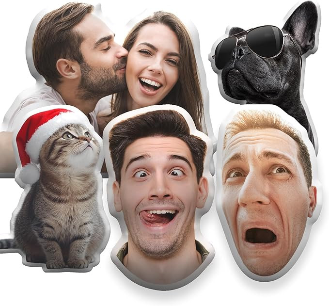 Custom Funny Pillow for Women Men, Customized Funny White Elephant Gifts for Adults, Personalized... | Amazon (US)