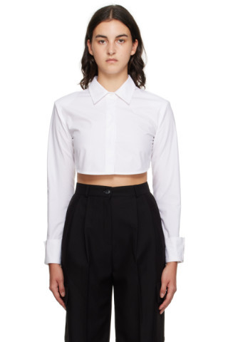 The Frankie Shop - White Uma Shirt | SSENSE