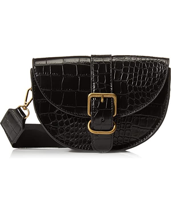 Amazon.com: The Drop Women's Helen Saddle Crossbody Bag Sand, One Size : Clothing, Shoes & Jewelr... | Amazon (US)