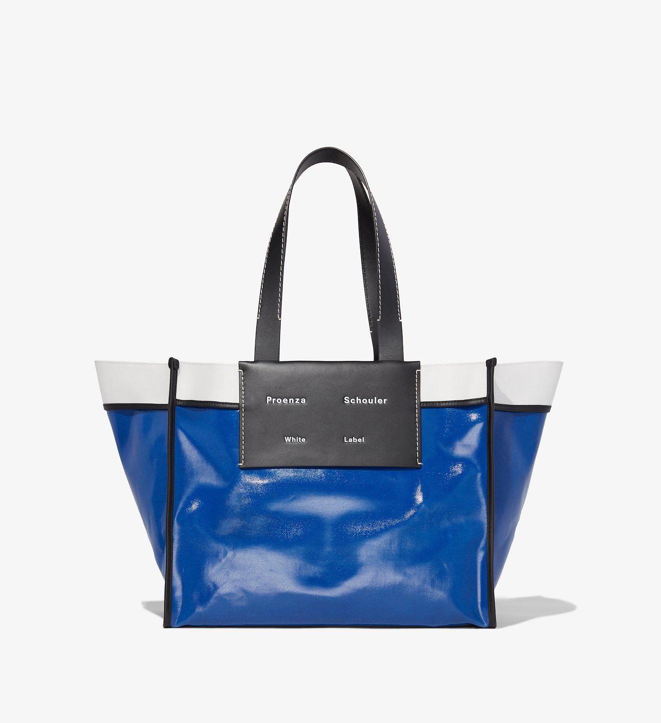 XL Morris Coated Canvas Tote in blue | Proenza Schouler | Proenza Schouler LLC