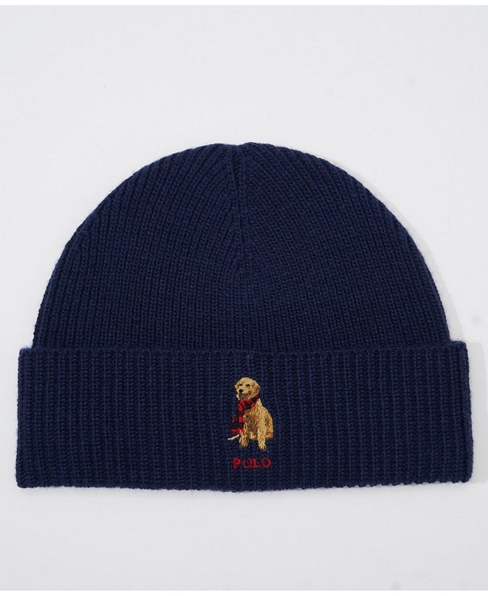 Men's Embroidered Golden Retriever Beanie | Macys (US)