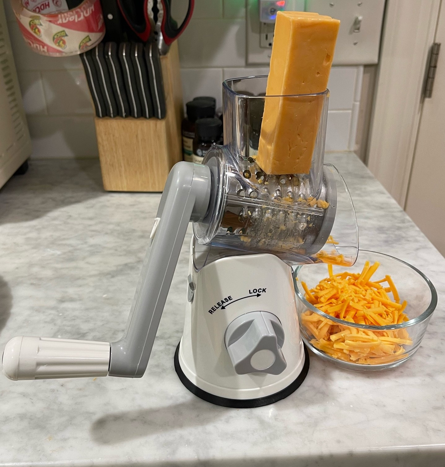 I regret not getting this cheese grater sooner! Serious game changer. I don’t like buying bagged cheese because of all of the extra unnecessary ingredients including caking agents, so I always grate my own. I also like this one because the blades are metal and the cheese doesn’t grind on extra plastic. 
Amazon finds, best of Amazon, home finds, kitchen helpers, cheese grater, shredded cheese, cooking

#LTKHome #LTKSaleAlert #LTKfoodie