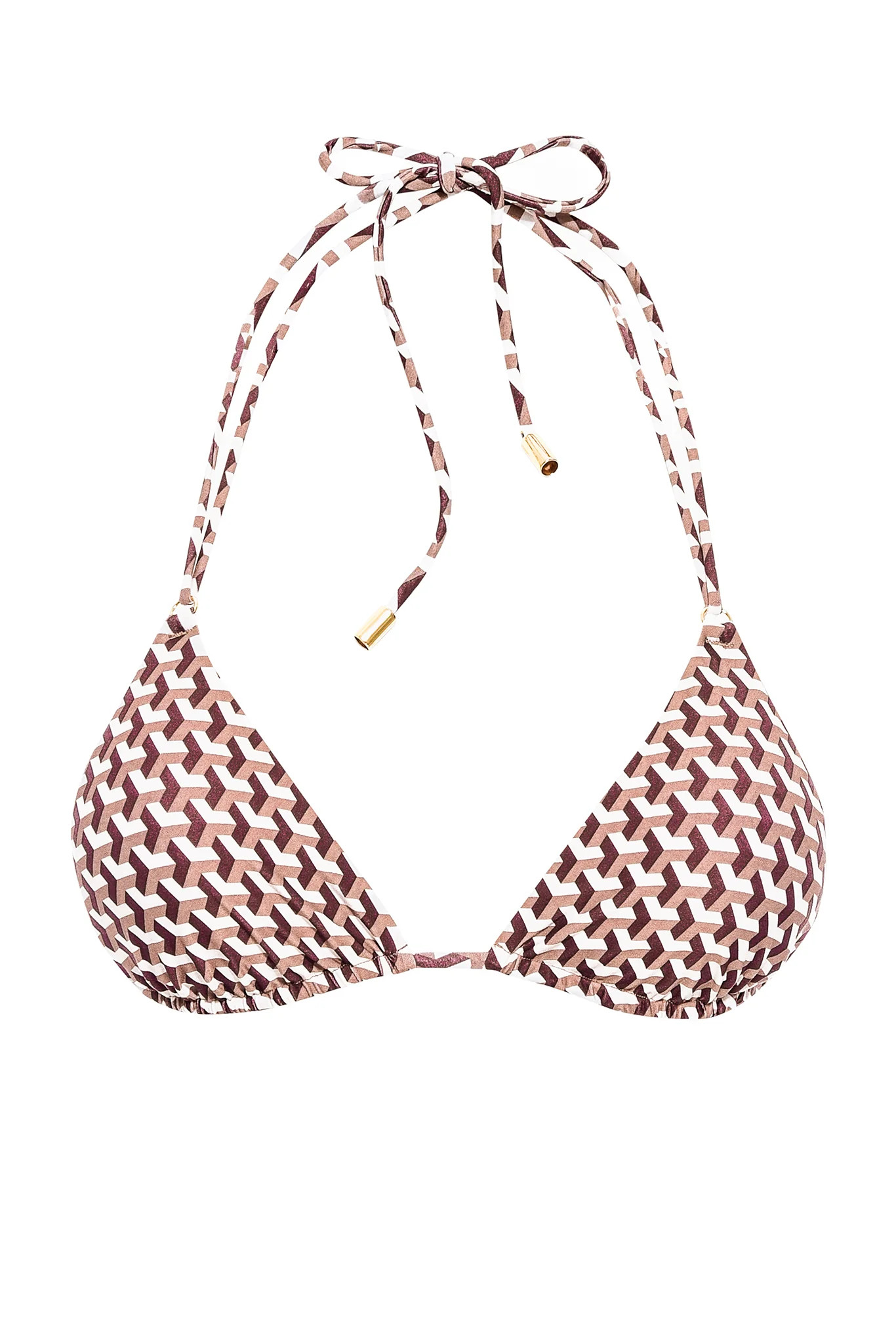 Hanalei Top - Husk Geo | Monday Swimwear