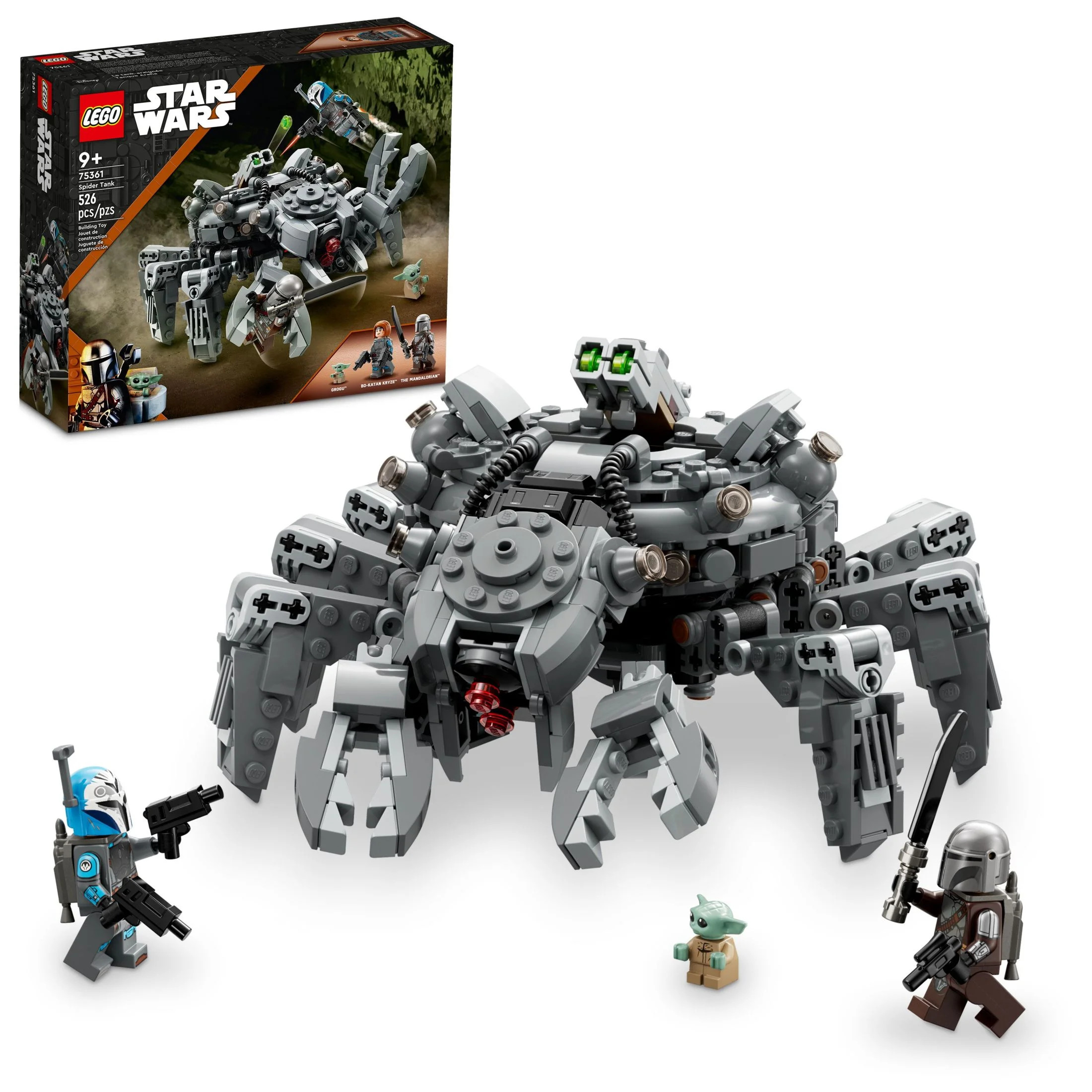 LEGO Star Wars Spider Tank 75361, Building Toy Mech from The Mandalorian Season 3, Includes The M... | Walmart (US)