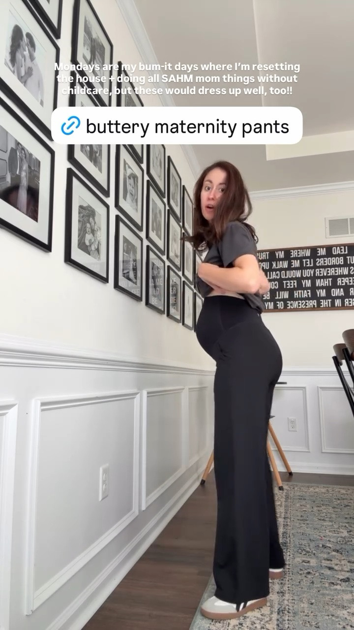 Throwback to these buttery maternity pants 💯

#LTKmomlife #LTKBump #LTKActive