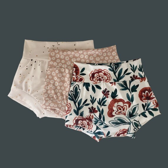 Boho Bummies, Bummies For Baby Girl, Blush Floral bummies, Boho Girls Clothes, High waisted Daisy... | Etsy (US)