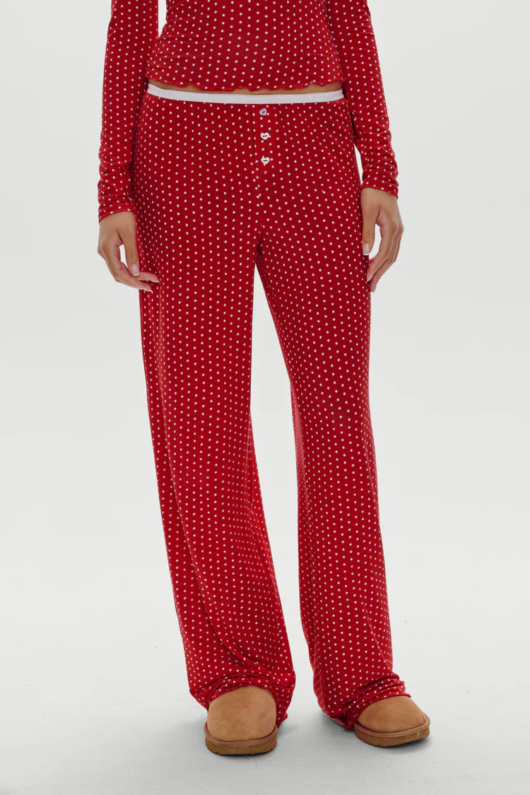 Joy Sleep Pants - Holiday Dot | Frankies Bikinis