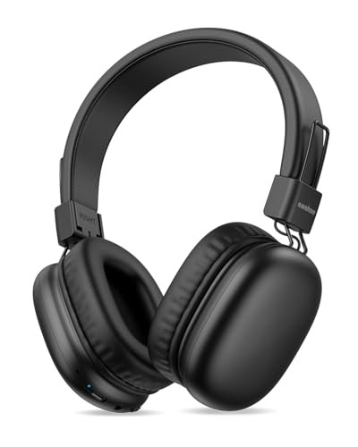 awatrue Kids Bluetooth Headphones, Wireless Headphones with HD ANC Microphone, 50 Hours Playtime, Safe Volume,Type C Fast Charging,Foldable Over Ear Headphones for Children/Teens/Smart Device (Black) | Amazon (US)