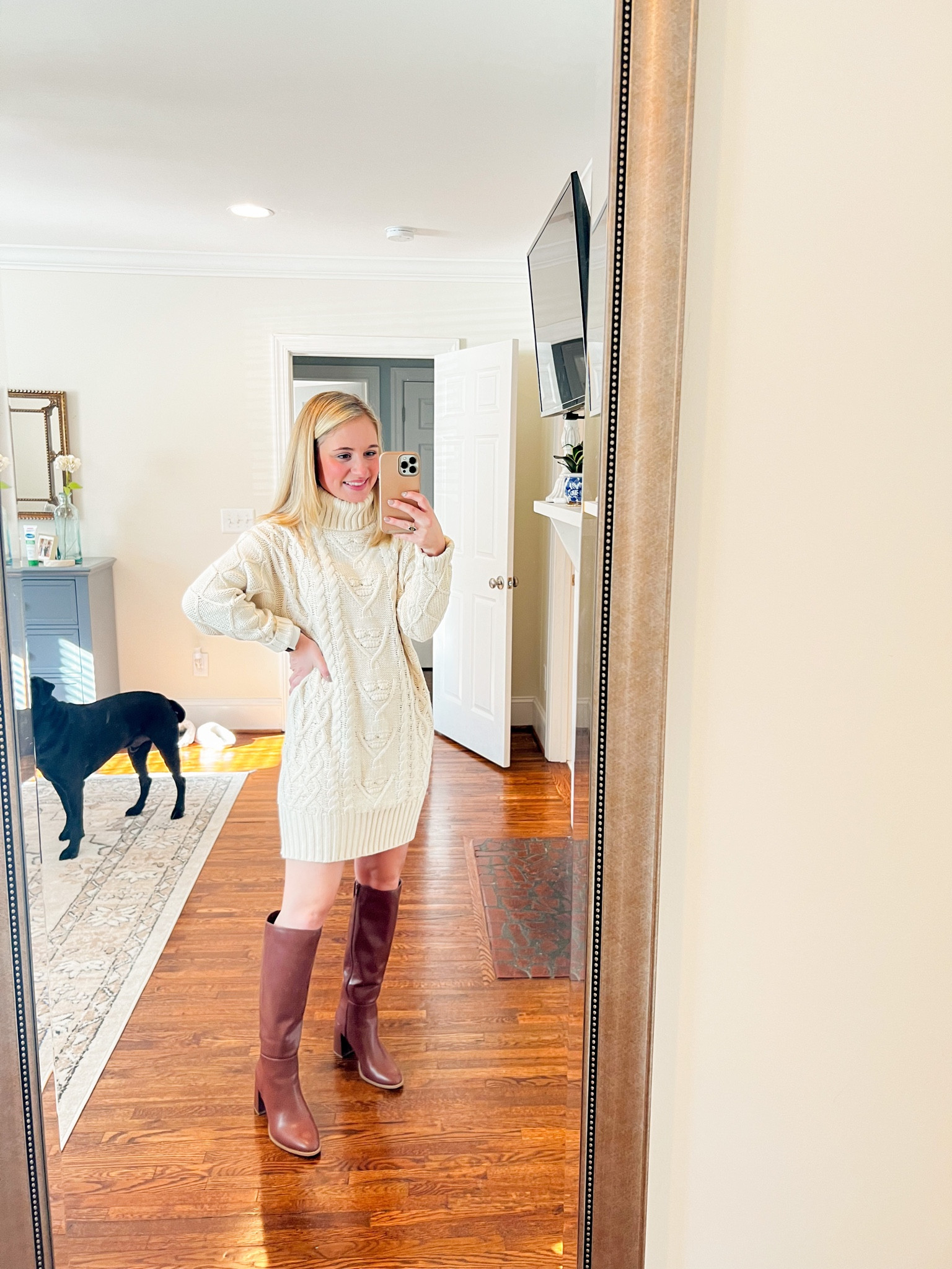 Amazon knit sweater dress // runs true to size - wearing a size small 

Thanksgiving Outfit Inspo

#LTKunder50 #LTKHoliday #LTKSeasonal