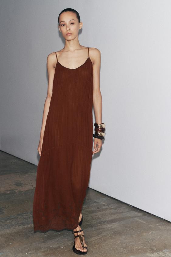 EMBROIDERED DRESS ZW COLLECTION | Zara US