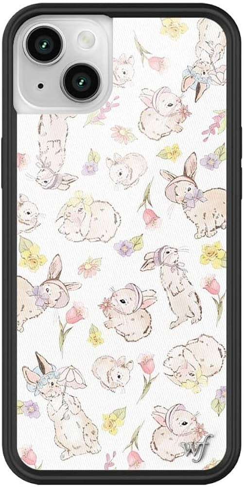 Wildflower Cases - Bunnies in Bonnets Case, Compatible with Apple iPhone 13/14 | Coquette, Cottag... | Amazon (US)