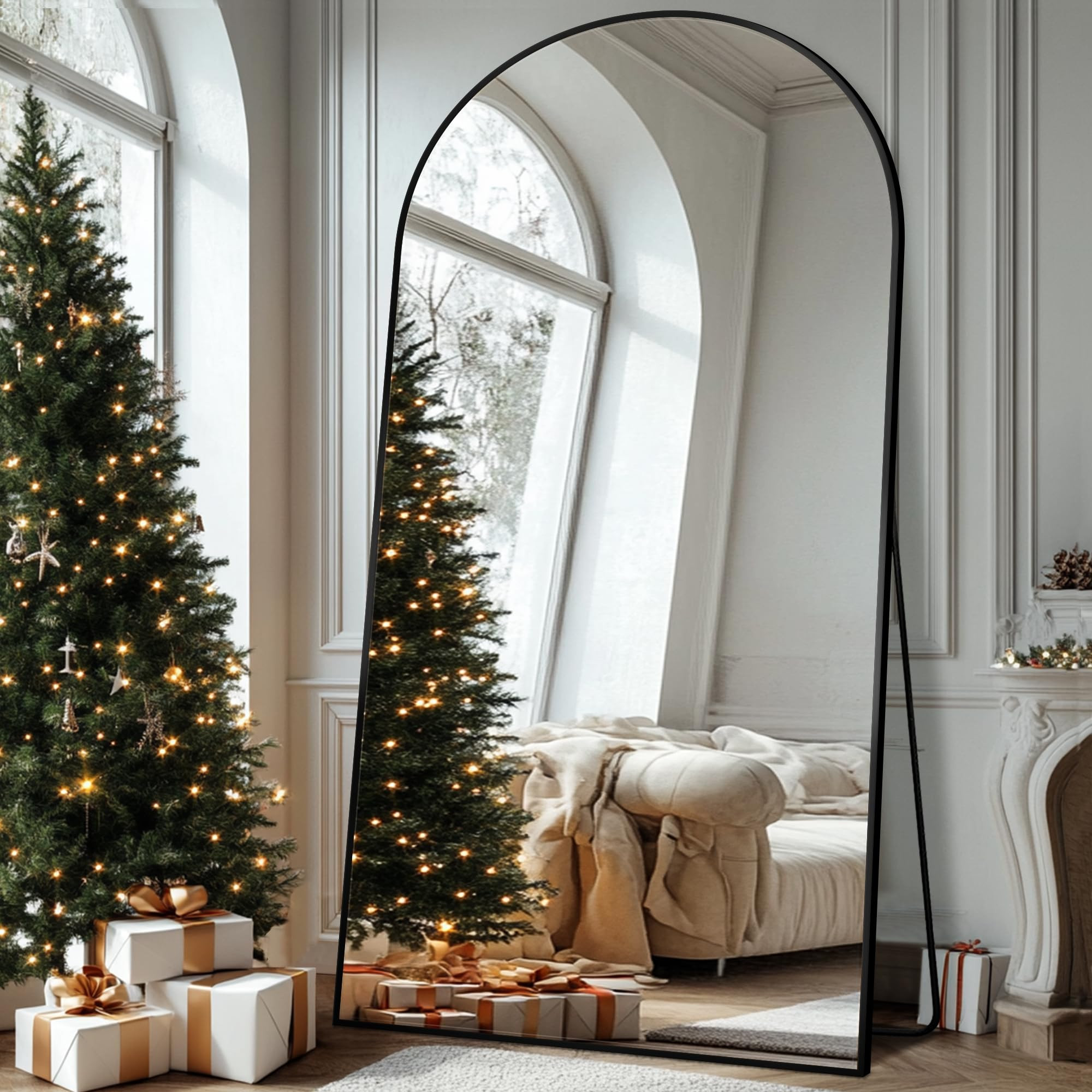 Antok Full Length Mirror, 44"x82" Oversized Floor Mirror with Stand for Bedroom, Living Room Cloa... | Amazon (US)