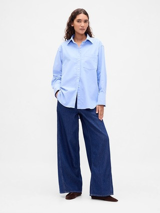 Organic Cotton Oxford Big Shirt | Gap (US)