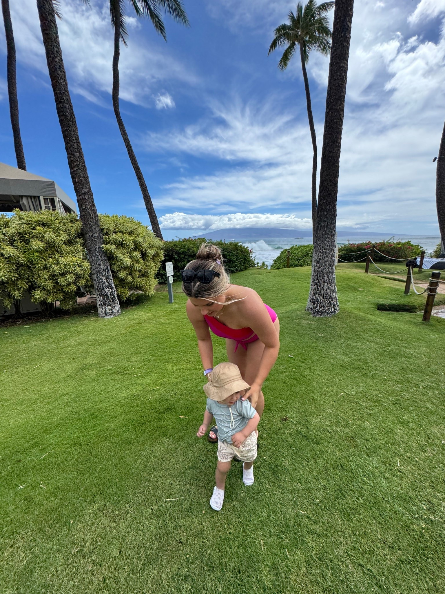 Swim suit made for chasing toddlers 🏃🏼‍♀️

#LTKTravel #LTKFamily #LTKBaby