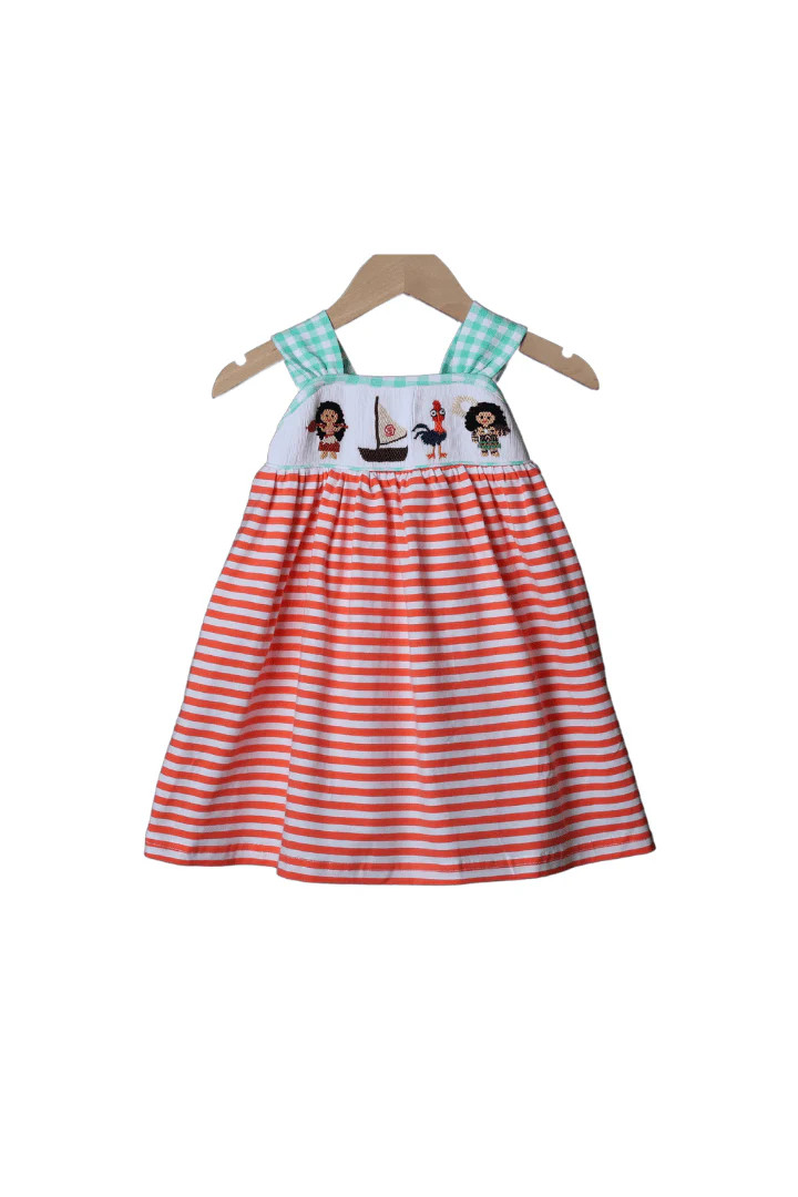 Smocked Ocean Princess Sundress | The Smocked Flamingo