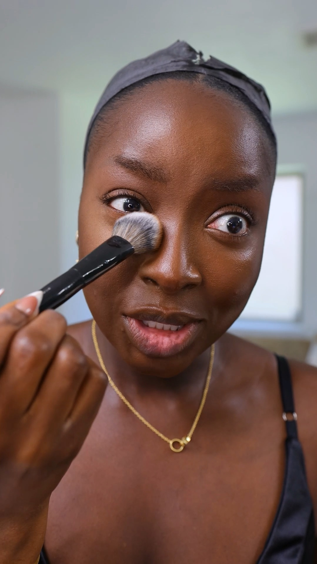 Still can’t believe there was a time when I didn’t set under my eyes (10yrs ago) Imagine?! Wow! Love how this powder makes my under eye looks. @hudabeauty 

#makeup #makeupfordarkskin #makeupforblackwomen #hudabeauty #settingpowderfordarkskin 

#LTKfindsunder50 #LTKbeauty #LTKxSephora