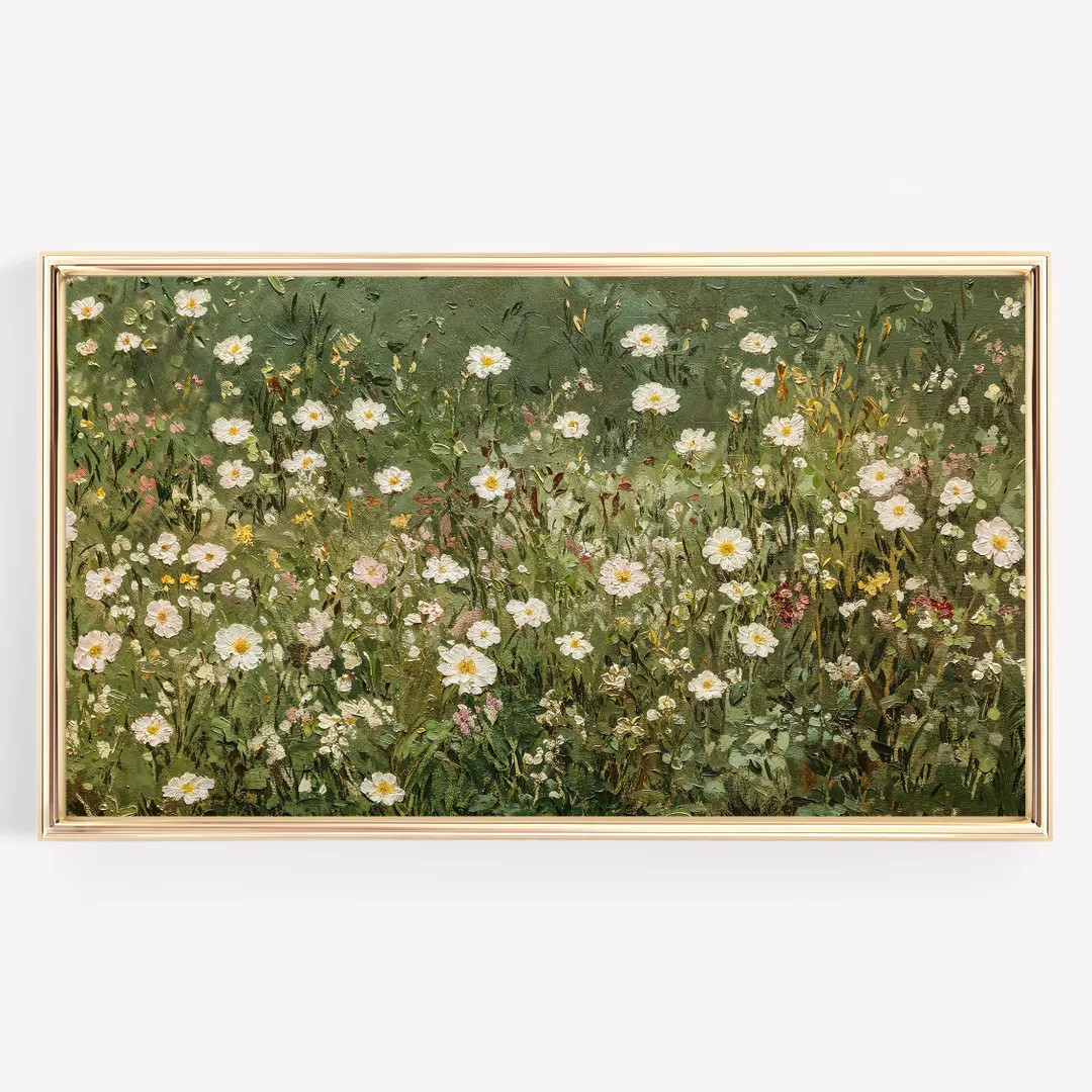 Spring Frame Tv Art Floral Summer Frame Tv Art - Etsy | Etsy (US)