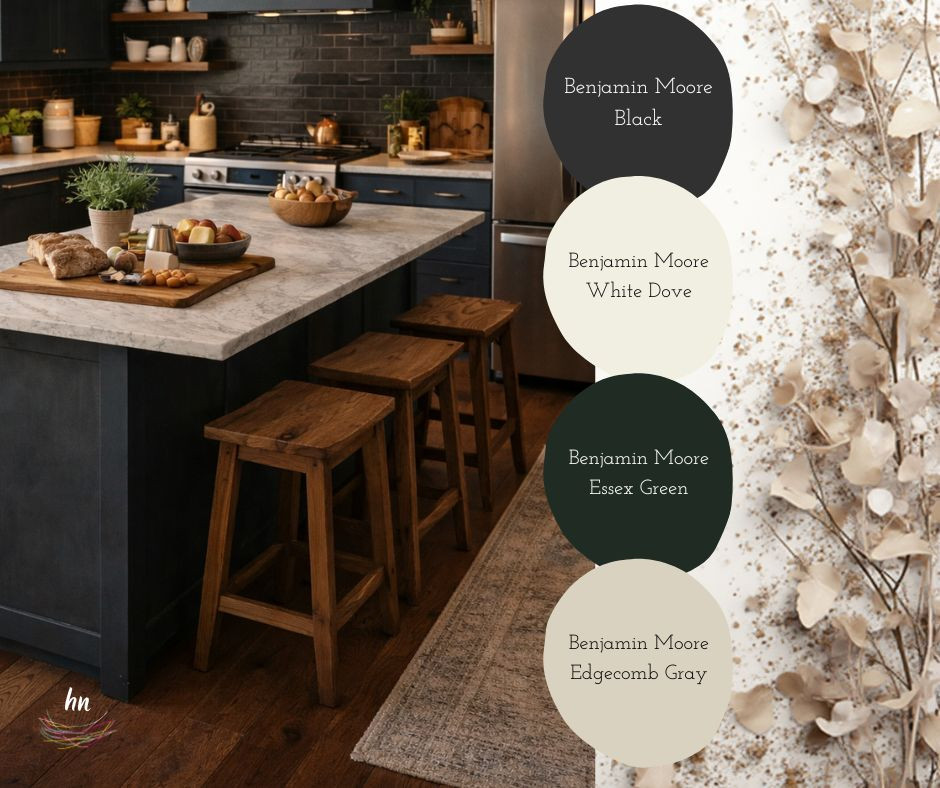 Moody, Traditional Kitchen 🖤🤍 

 #LTKHome