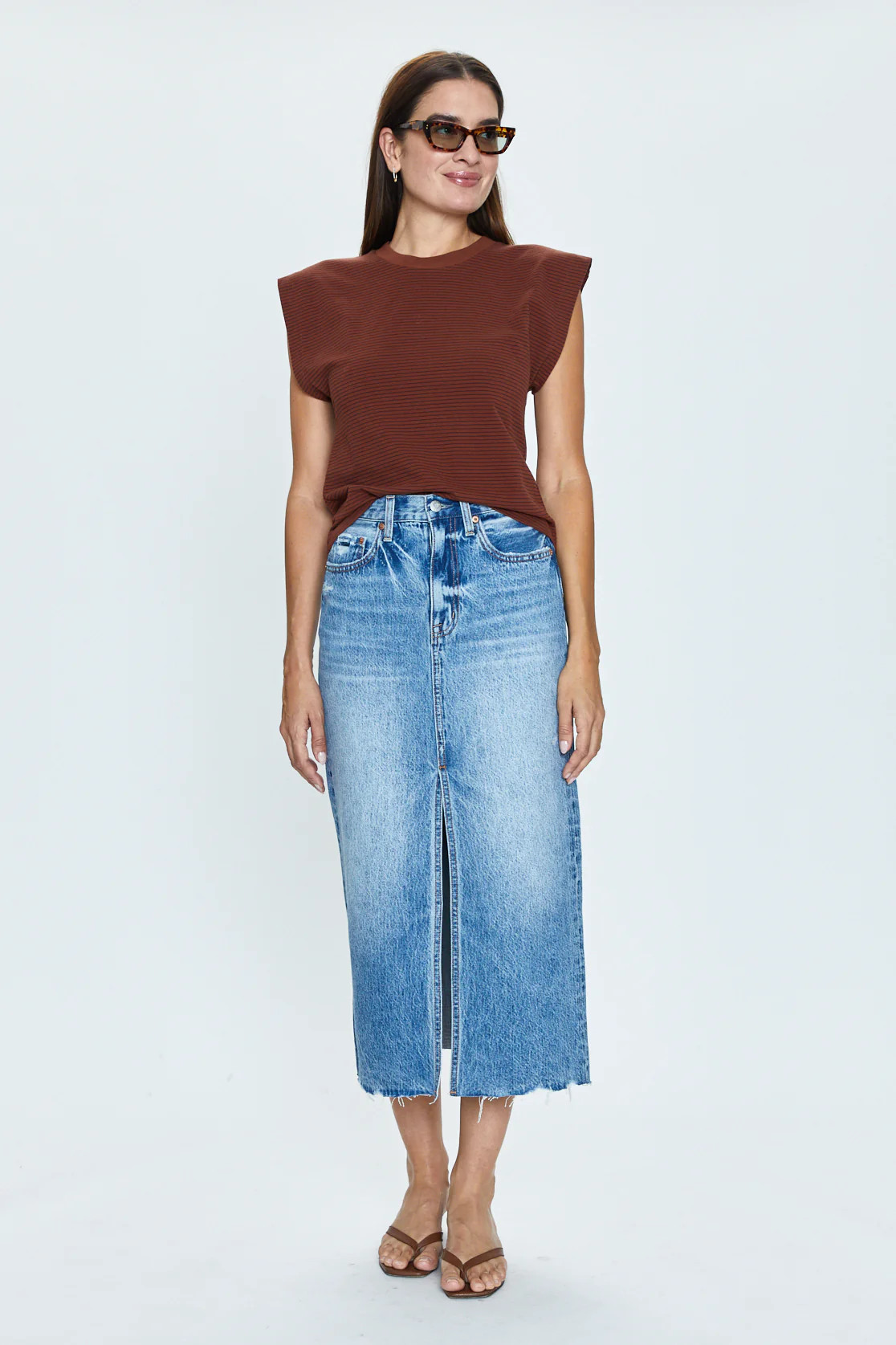 Alice Midi Skirt - Portait Vintage | Pistola Denim