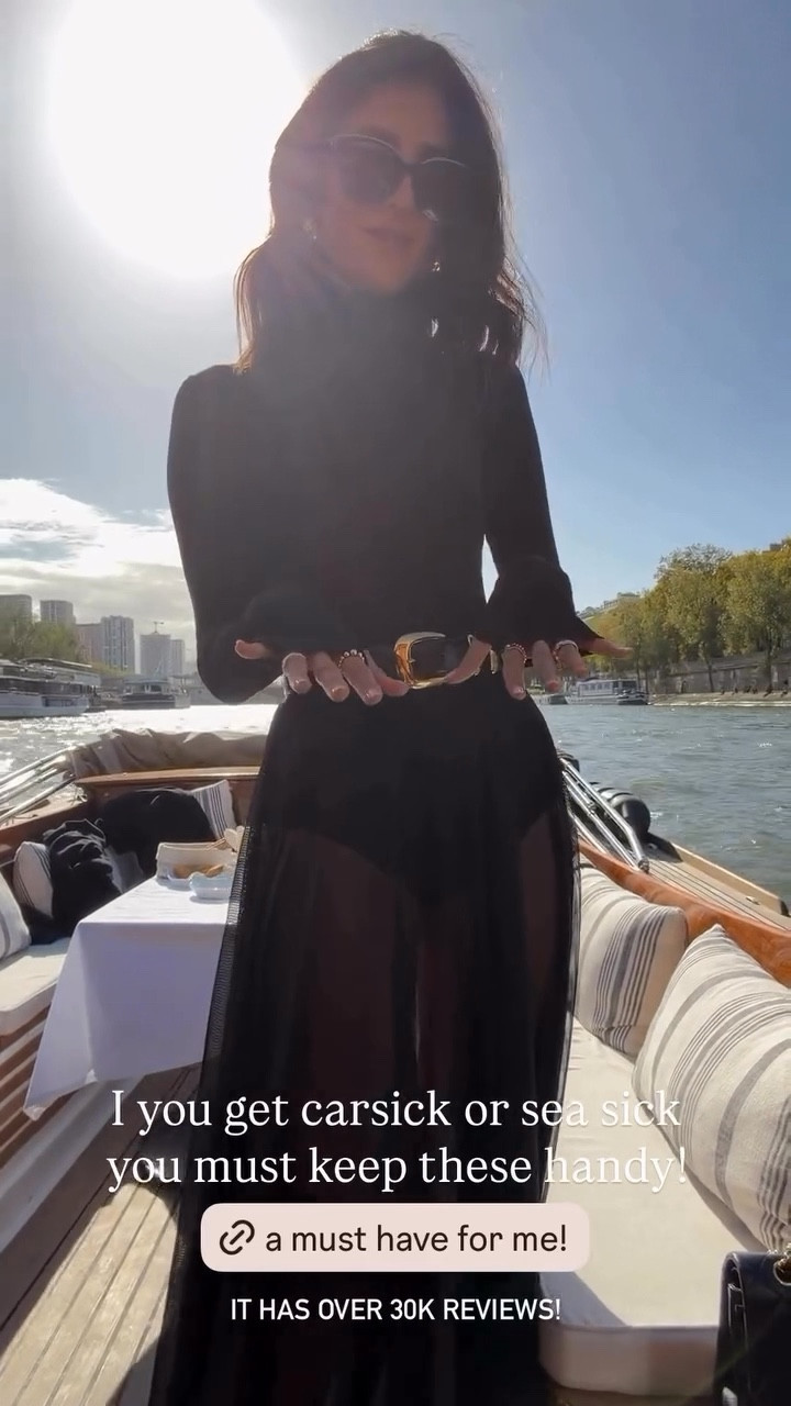 If you get carsick or sea sick you must keep these handy! It has over 30k reviews! 

#LTKmomlife #LTKselfcare #LTKTravel