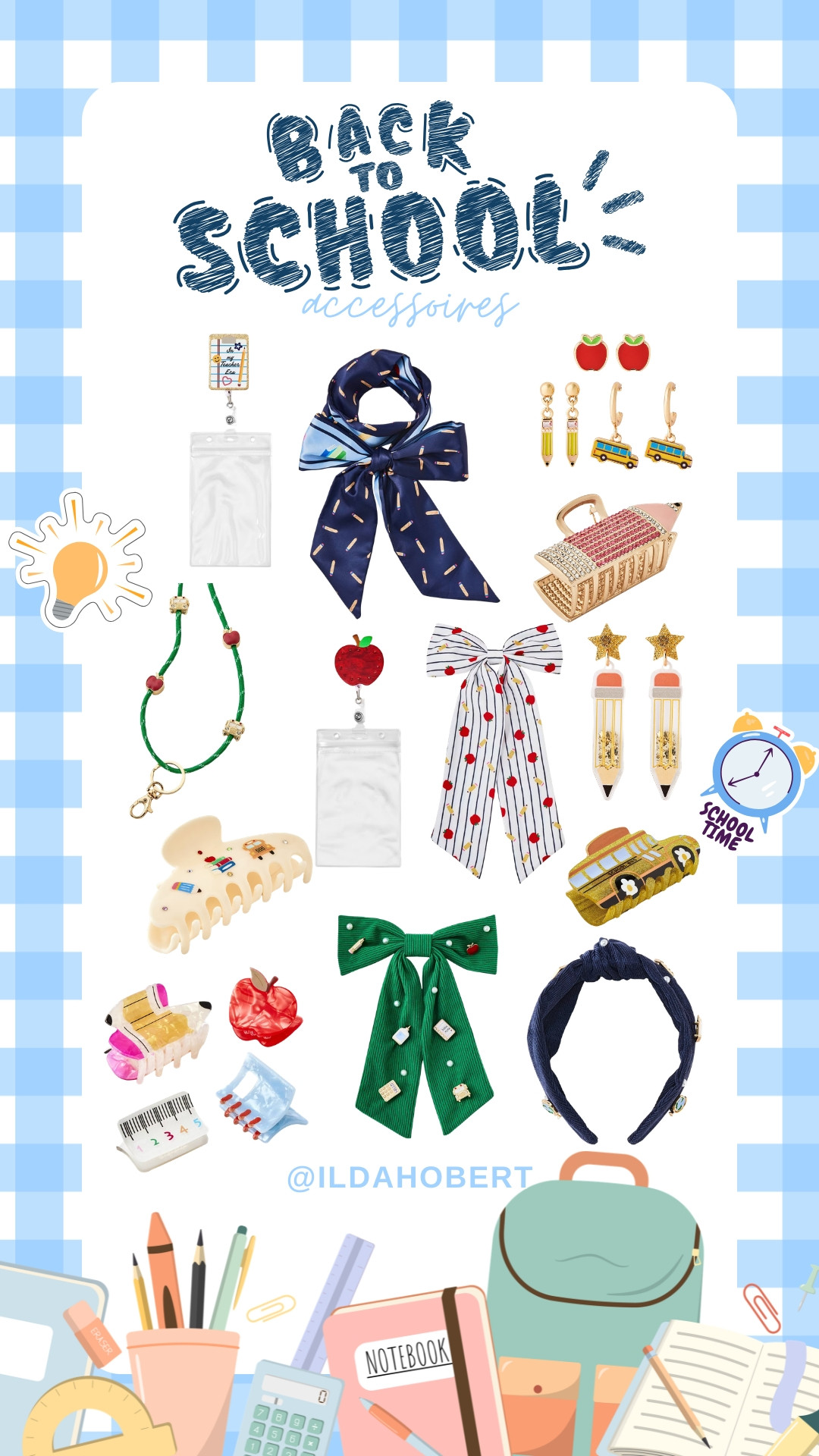 The cutest back to school accessories! 🍎✏️🎒

school, kids, teacher outfit, teacher, clips, bows, headband, lanyard, back to school, @target 

 #LTKgrwm #LTKootd #LTKSeasonal