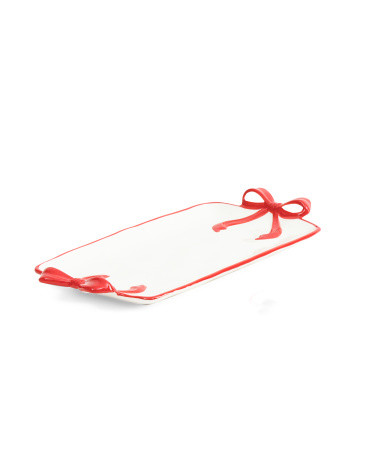 Hand Painted Bow Serving Trays | TJ Maxx