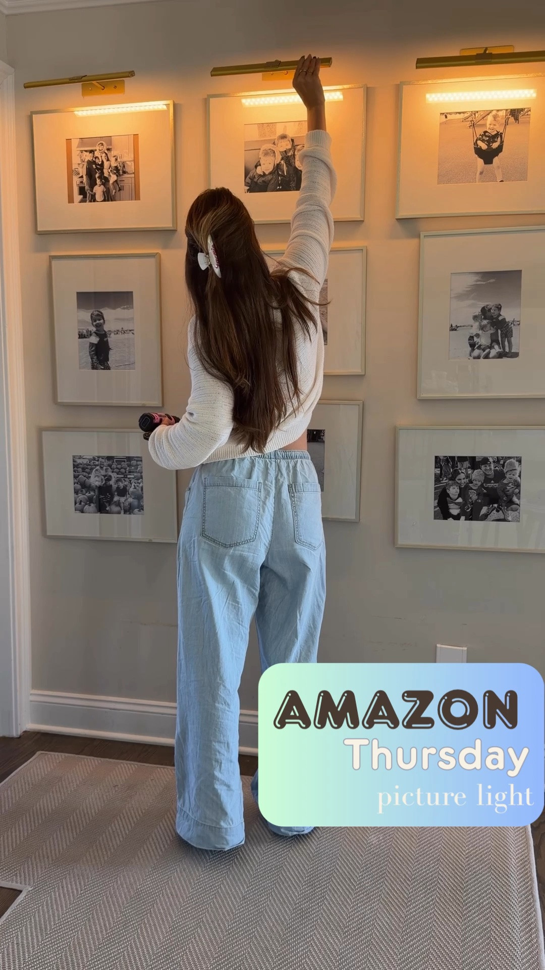 Amazon Thursday

These lights from Amazon are amazing for over pictures in our hallway. Easy to mount with a rechargeable magnetic light. Comes with remote, too.

#LTKSeasonal #LTKHome #LTKdayinmylife