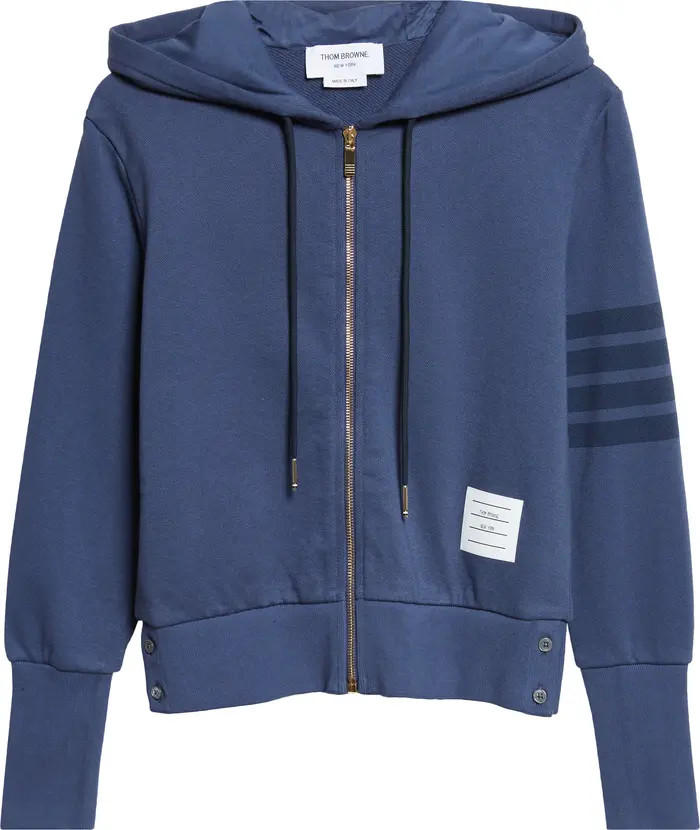 4-Bar French Terry Full Zip Hoodie | Nordstrom