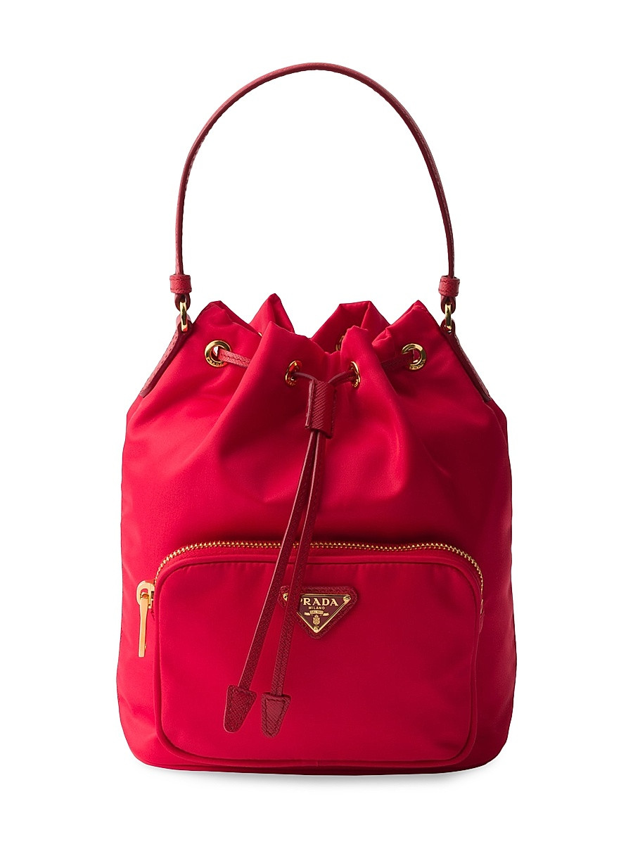 Women's Duet Re-Nylon Bucket Bag - Red | Saks Fifth Avenue