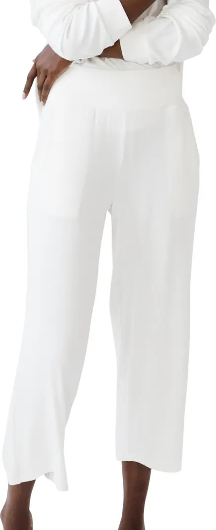 Wide Leg Rib Pajama Pants | Nordstrom