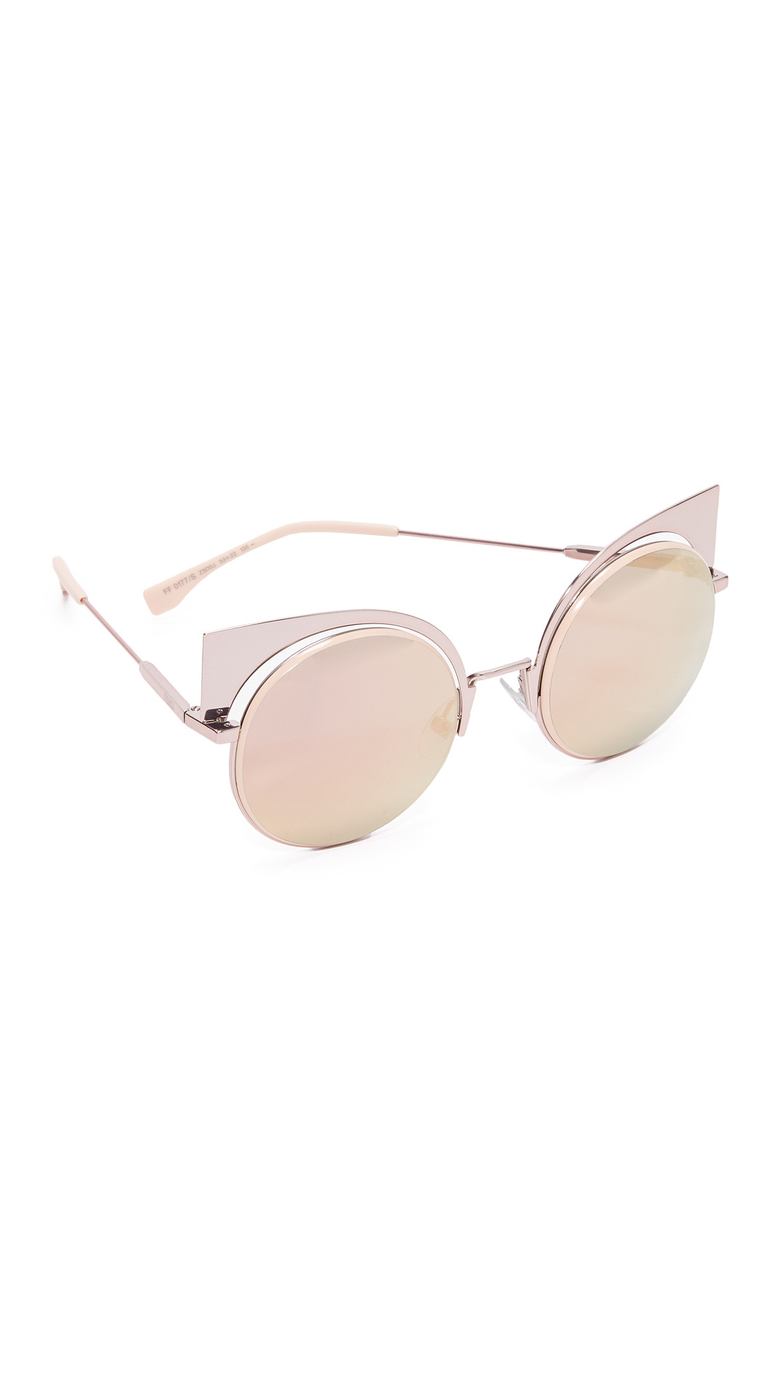 Fendi Cat Eye Mirrored Sunglasses | Shopbop