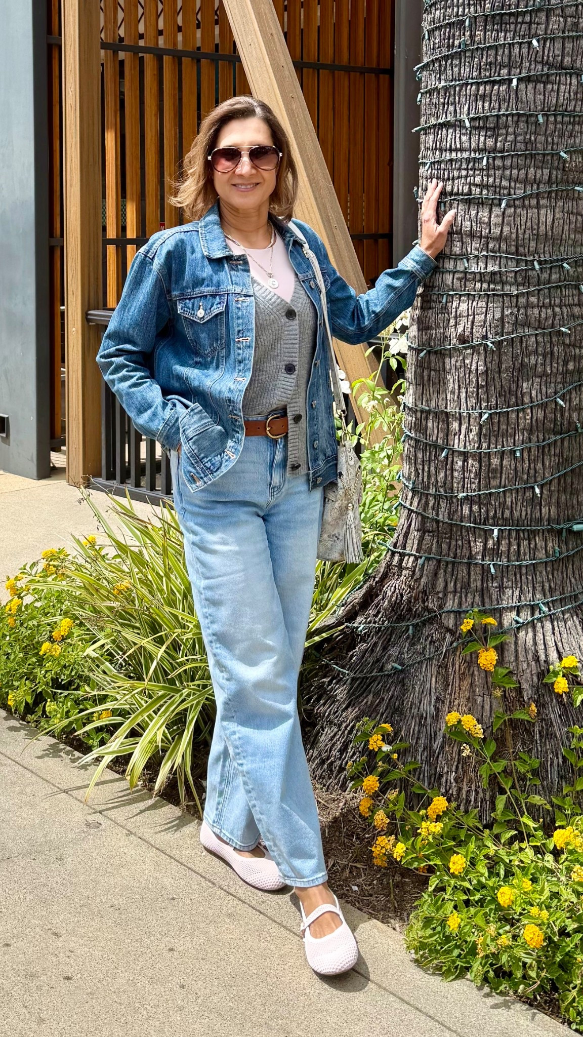 Walking into Sunday in these easy to style barrel jeans and a cozy vest from Quince. 

#LTKSeasonal #LTKOver40 #LTKootd