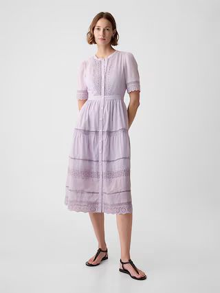 Lace Midi Dress | Gap (US)