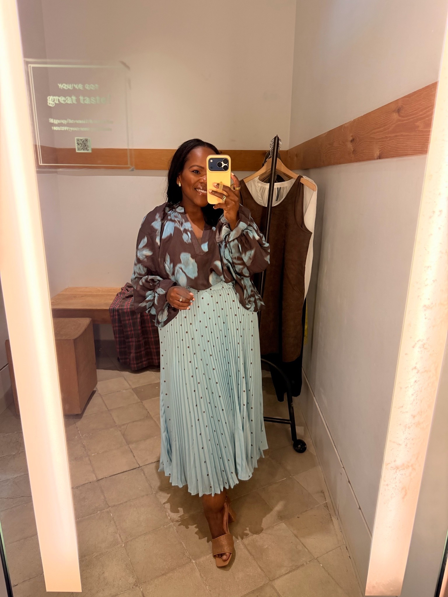Pre-fall @Anthropologie looks / early fall / chocolate brown and blue colors / Fall workwear / polka dots

#LTKPetite #LTKPlusSize #LTKWorkwear
