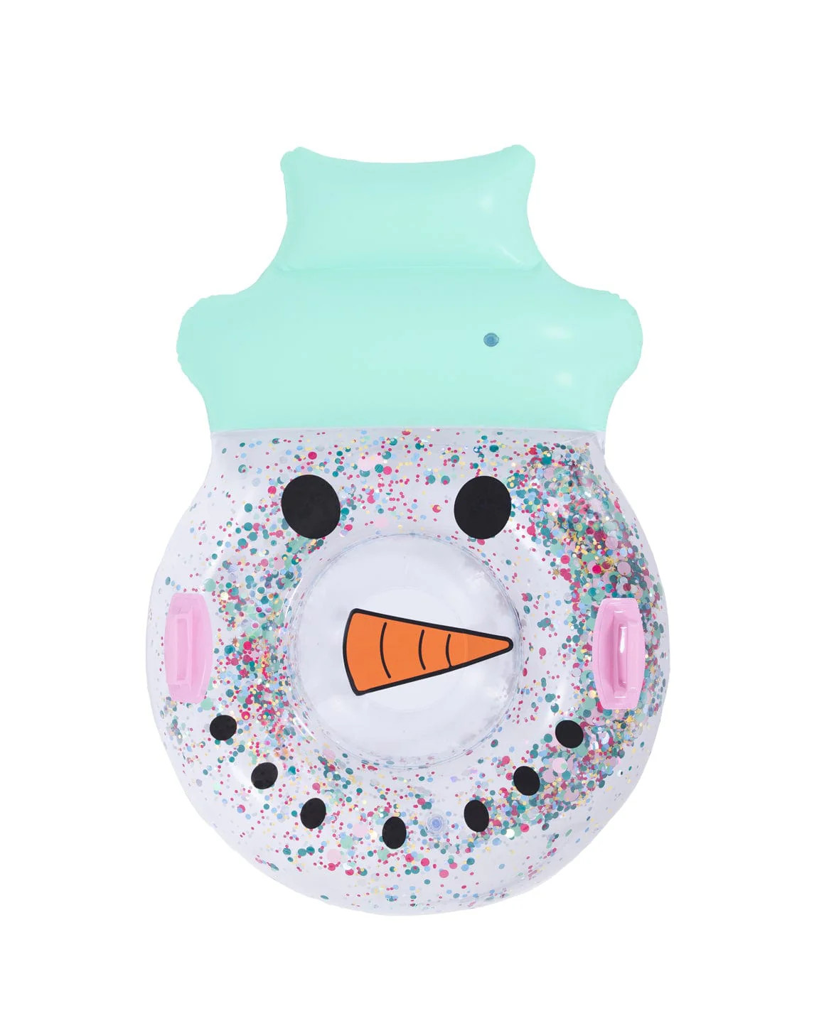 Mr. Snowman Confetti Filled Inflatable Snow Tube | Packed Party