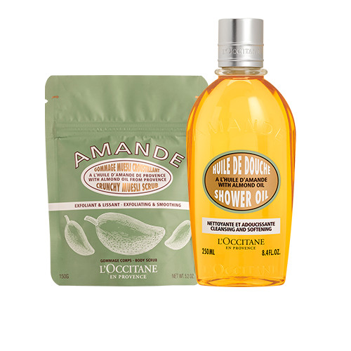 Rotina Duo Esfoliação e Hidratação Amêndoa | Produtos Amêndoa | Loccitane (BR)