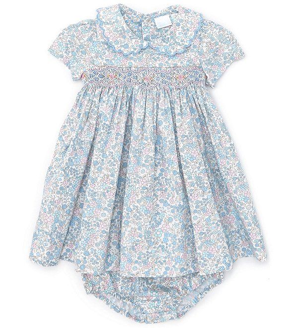 Baby Girls 3-24 Months Ruffle Sleeveless Smocked Empire Dress | Dillard's