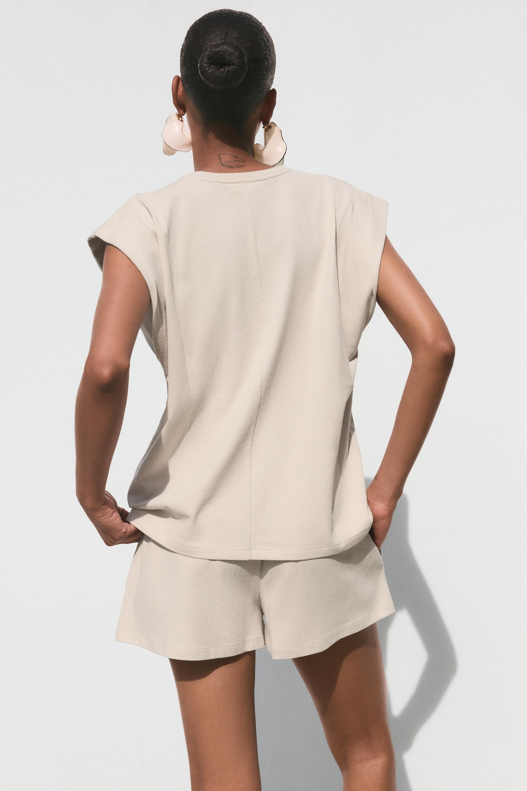 RUSTIC DROP SHOULDER T-SHIRT | Zara US