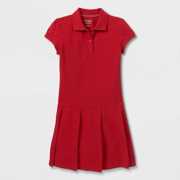 Girls' Pleated Uniform Tennis Dress - Cat & Jack™ Red | Target