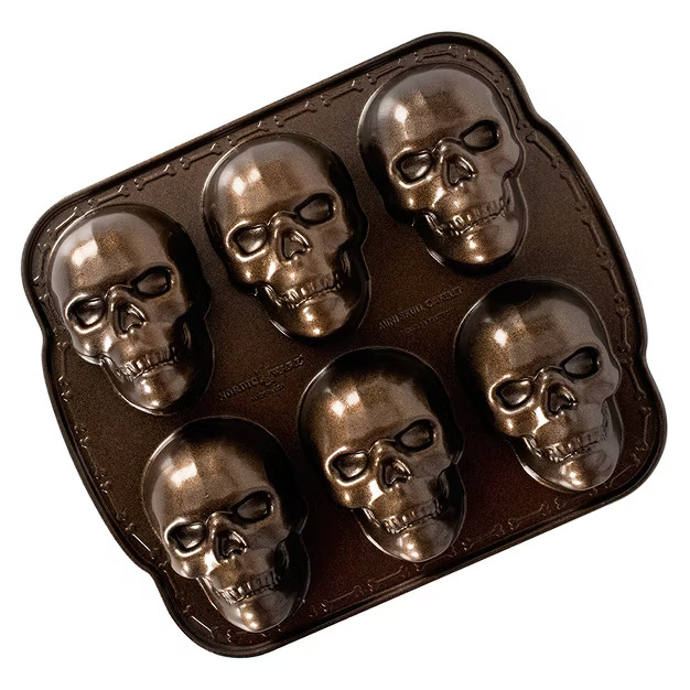Nordic Ware Haunted Skull Cakelet Pan | Target