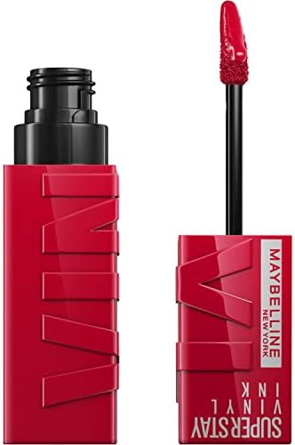 Maybelline Super Stay Vinyl Ink Longwear No-Budge Liquid Lipcolor Makeup, Highly Pigmented Color ... | Amazon (US)