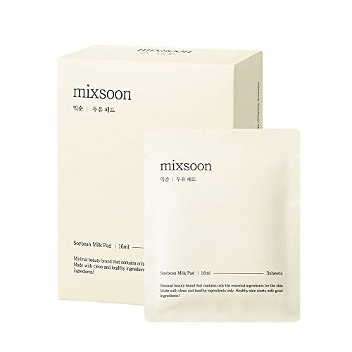 mixsoon Soybean Milk Pad 10ea Milky Texture Sheet Pad for Sensitive Skin Nourishing Moisturizer Korean Glass Skin Care | Amazon (US)