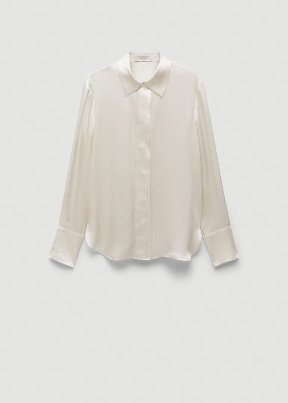 100% silk shirt -  Women | Mango USA | MANGO (US)