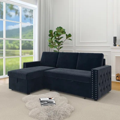Sofa Bed With Pull And Copper Nail | Wayfair Professional