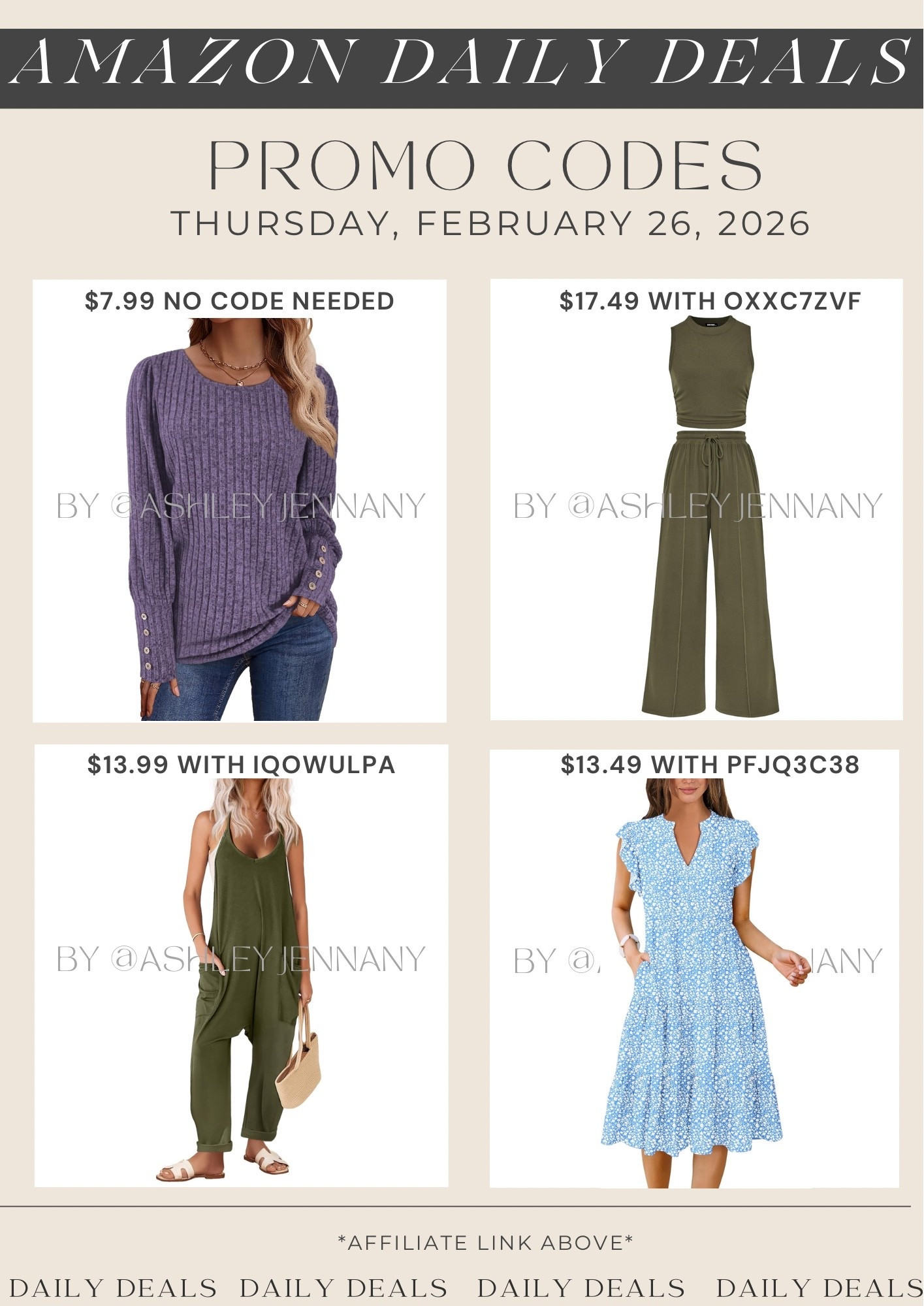 Amazon fashion deals 

#LTKMidsize #LTKSaleAlert